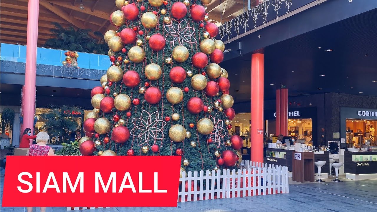 🌍 Tenerife. Siam Mall. Ready for the new year. Costa Adeje. Spain. 4K