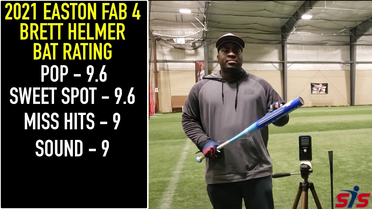 2021 Easton Fab 4 Brett Helmer USSSA Bat Rating