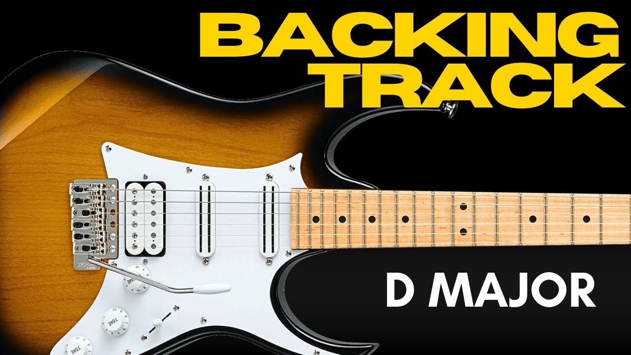 Andy Timmons Inspired Emotional Pop Backing Track in D Major 102 BPM