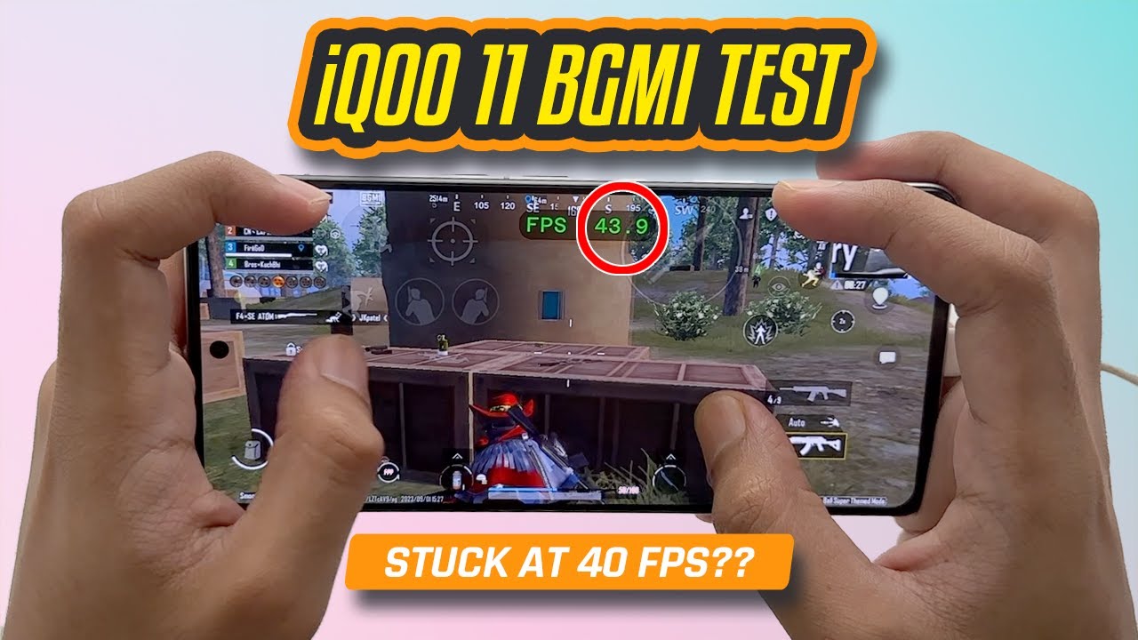iQOO 11 90 FPS BGMI TEST 🔥 Is the Device stuck at 40 FPS? 😱