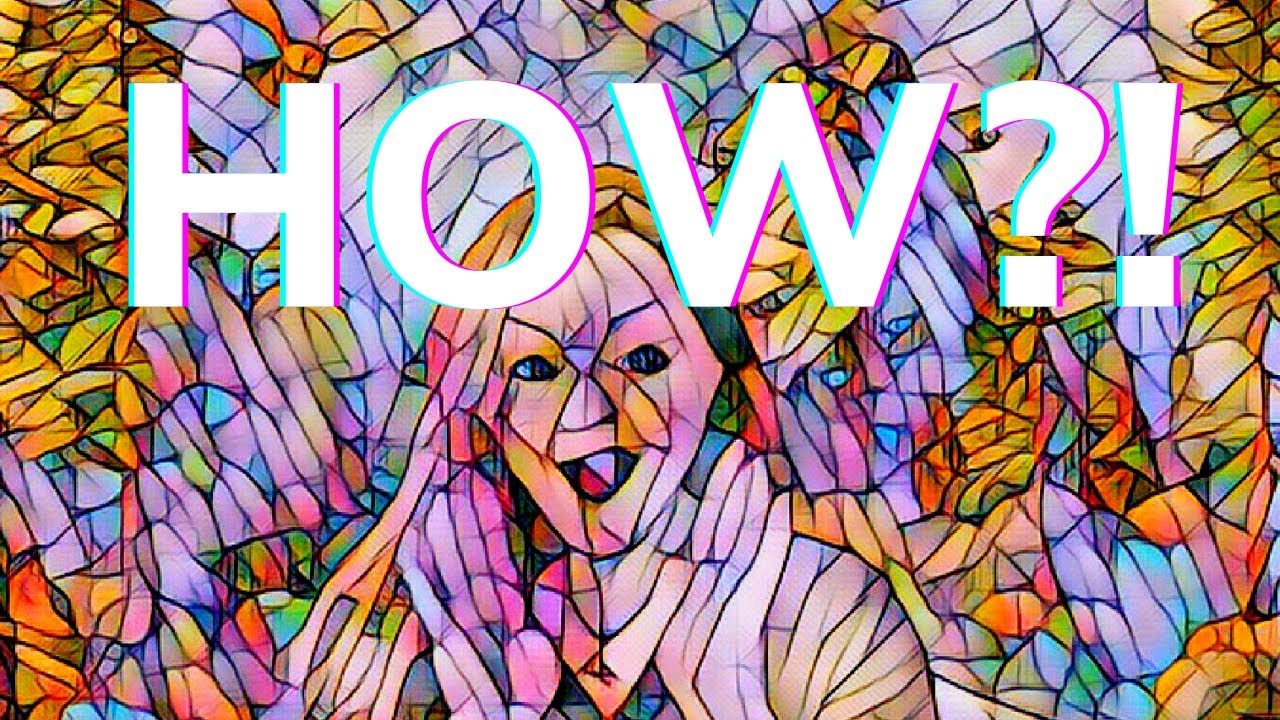 STAINED GLASS WINDOW PAINTING | How to paint in acrylics