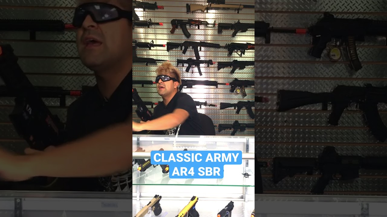 CLASSIC ARMY AR4 SBR 🤩🤩🤩 #short #shorts #airsoft #airsoftgi