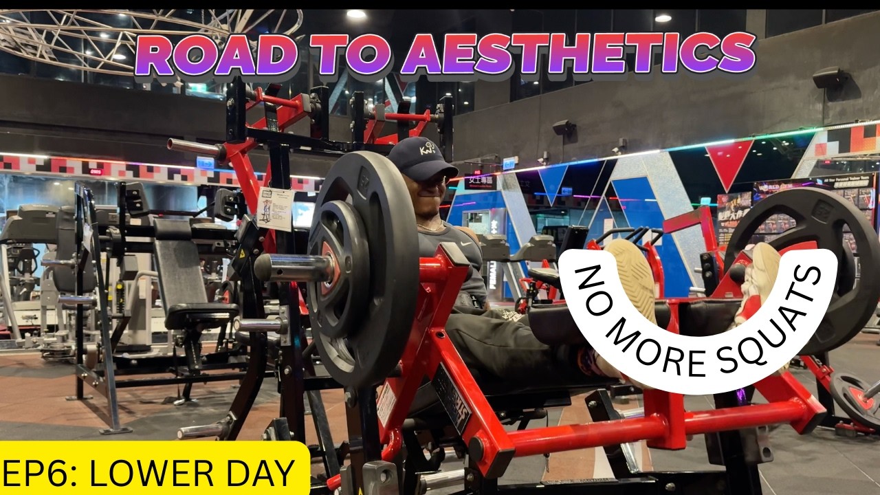 Road to Aesthetics ep 6 | NO MORE SQUATS ( 12 month bulk)