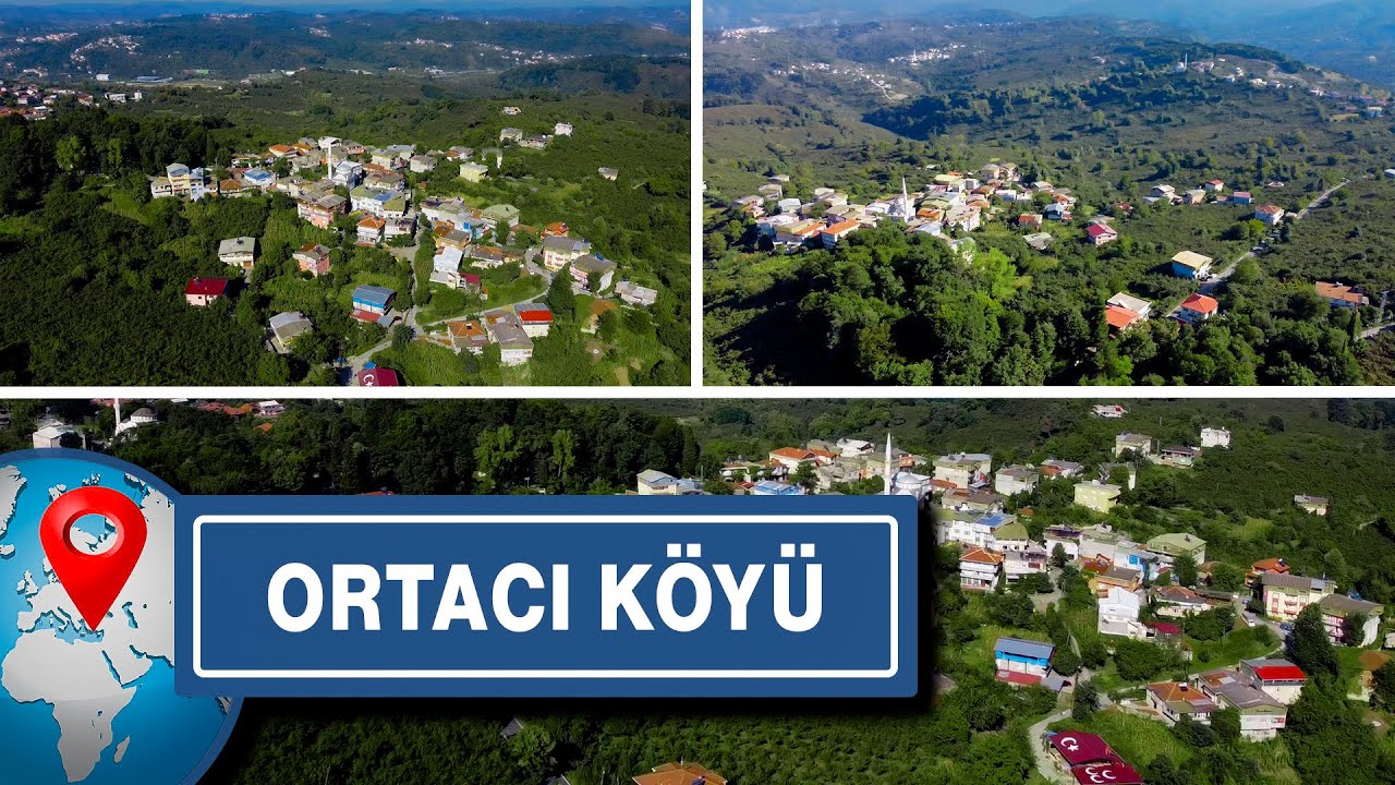 ORTACI Köyü  Ney Eşliğinde 🎵 Havadan Drone Görüntüler, Doğa içinde Güzel Görüntüler,Mavi Yeşil