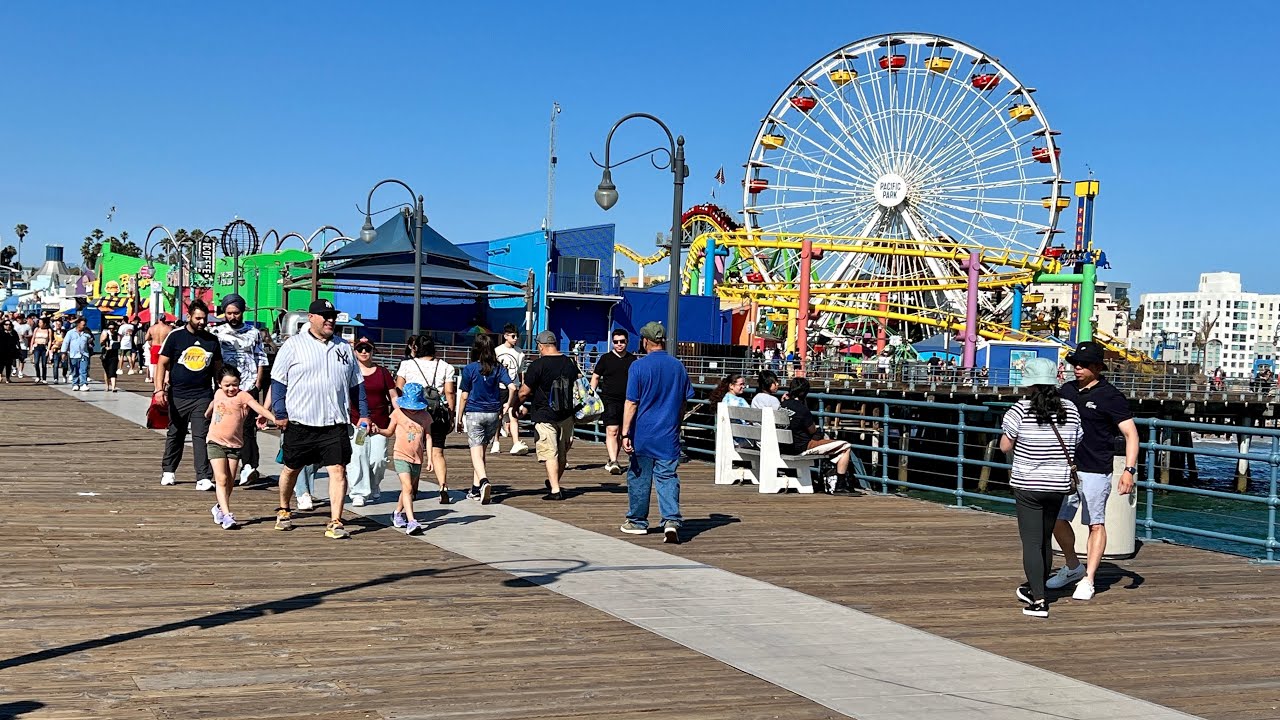 SANTA MONICA PIER, LOS ANGELES SUMMER 2023