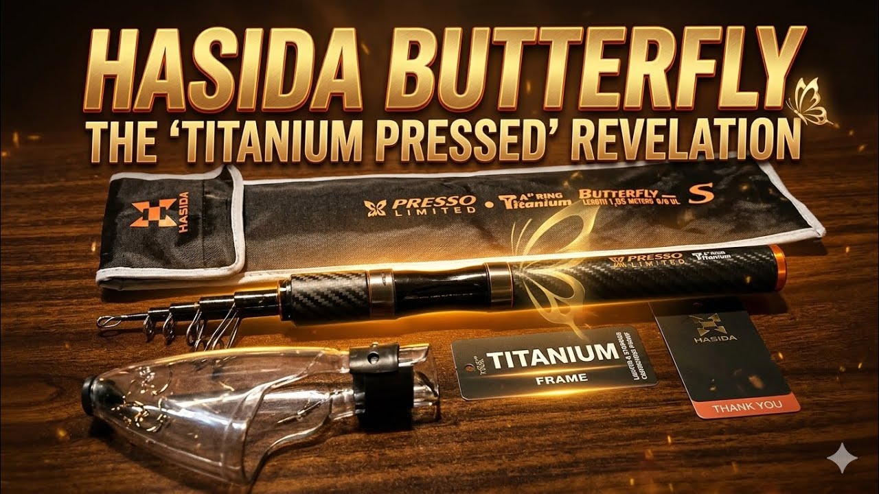 Joran UL Teleskopik HASIDA BUTTERFLY Presso Limited‼️ Joran Mini & Praktis‼️