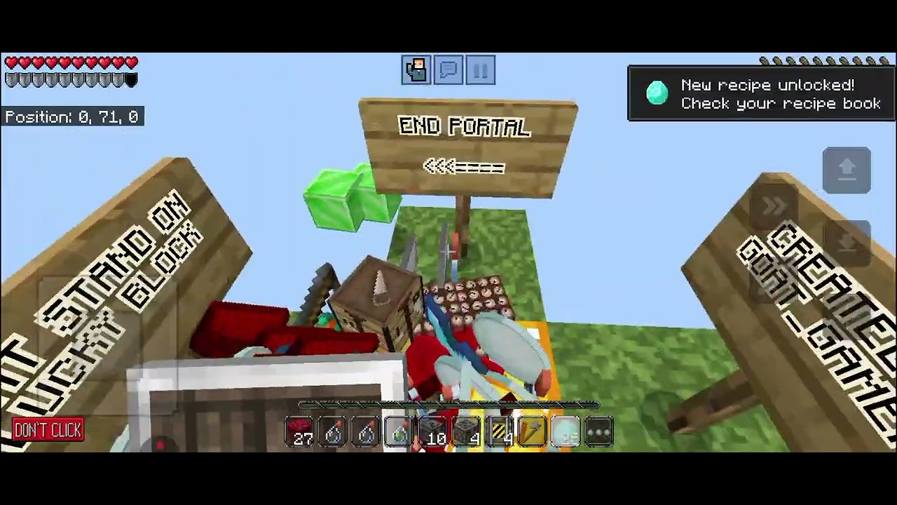 Today I play Minecraft bedrock edition one lucky block 