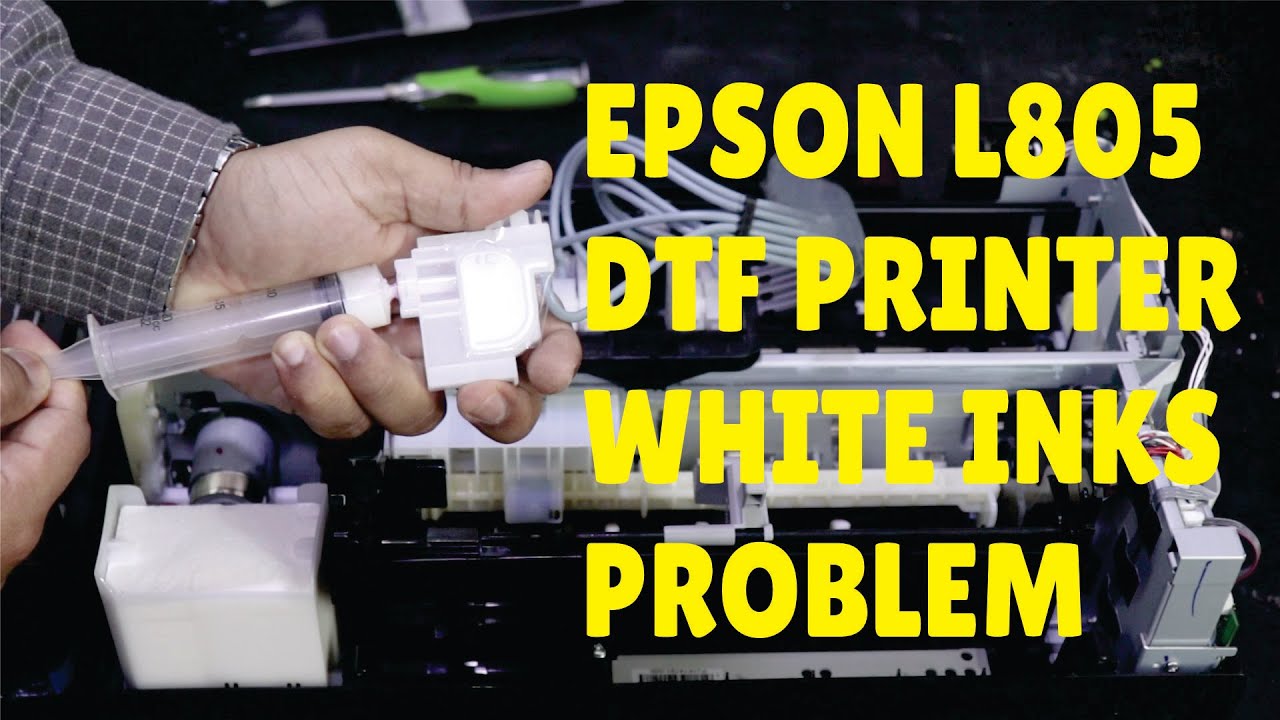How to Solve DTF Printer L805 White inks problem in Urdu/Hindi by Asad Mughal