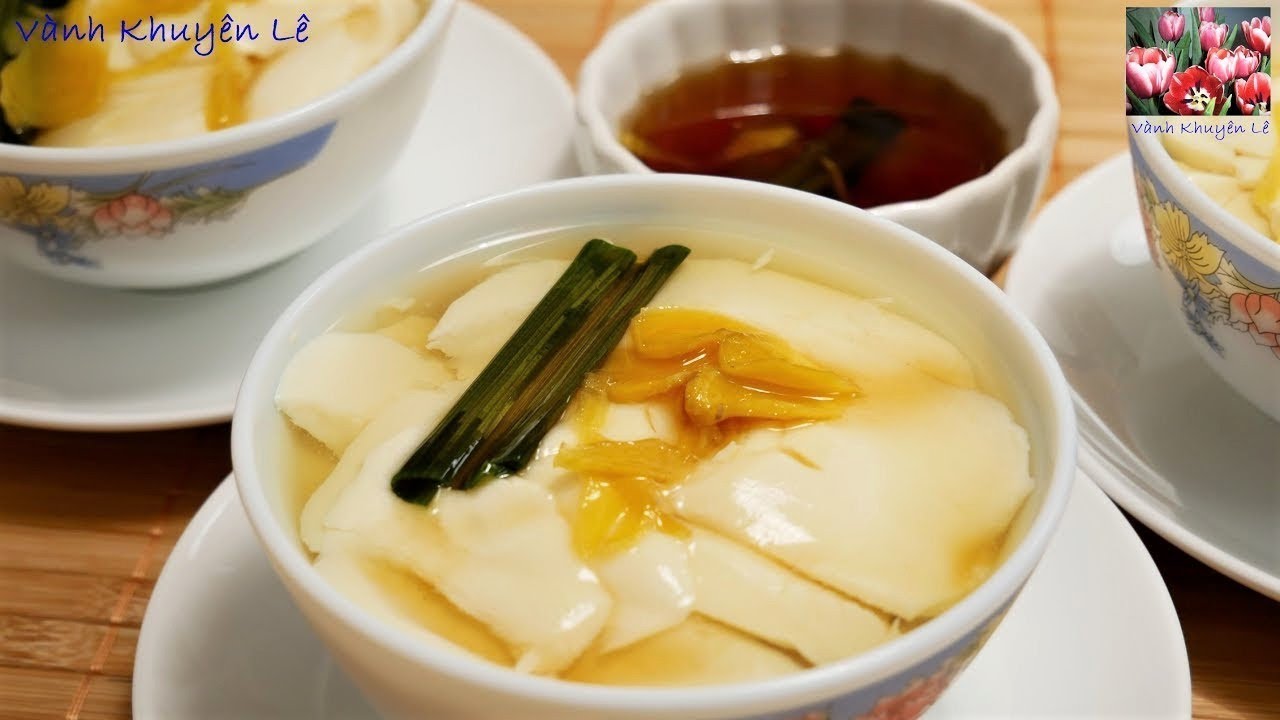 TÀU HỦ / TÀU PHỚ / ĐẬU HŨ, Cách làm Tàu Hũ Nước Đường bằng Đường Nho GDL mềm béo by Vanh Khuyen