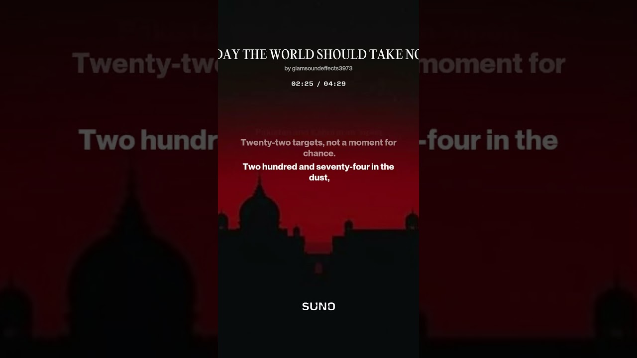 THE DAY THE WORLD SHOULD TAKE NOTICE