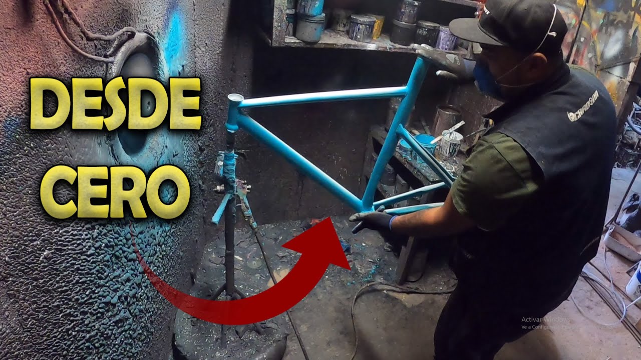 Asi se ENSAMBLA una BICICLETA en acero desde CERO