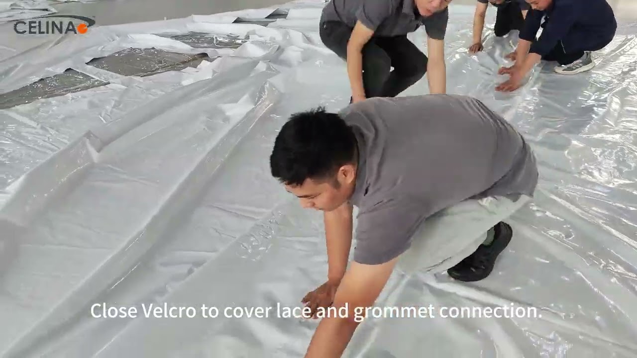 CELINA Gable Master Frame Tent Installation W20ft x L30ft x H8ft (W6.1m x L9.1m x H2.4m)