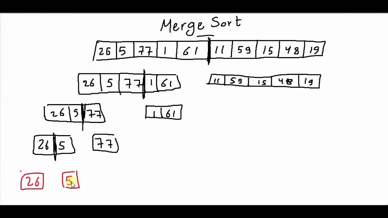Merge Sort [كود مصري]