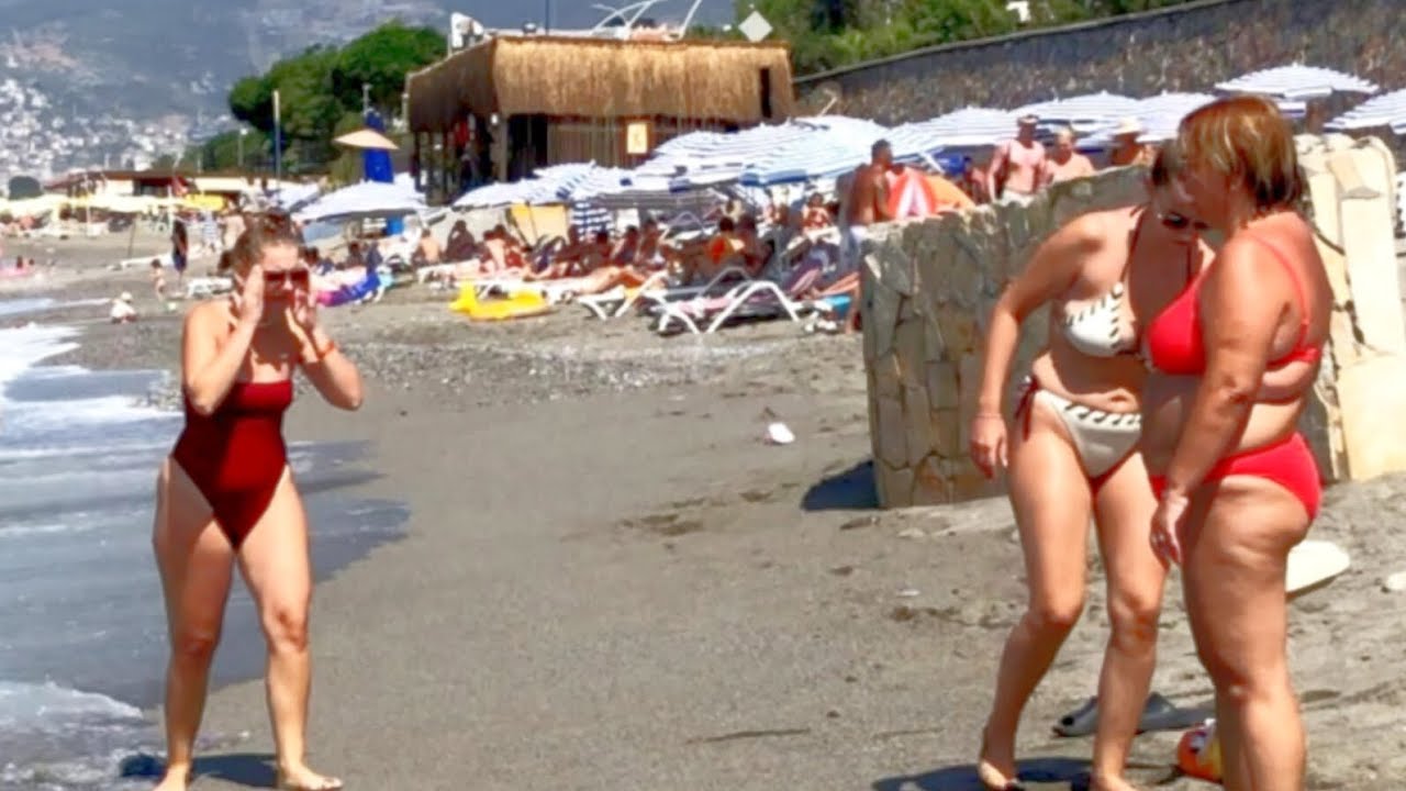 🇹🇷A BEAUTIFUL Hot day at Orange Beach ⛱️, Alanya Türkiye 