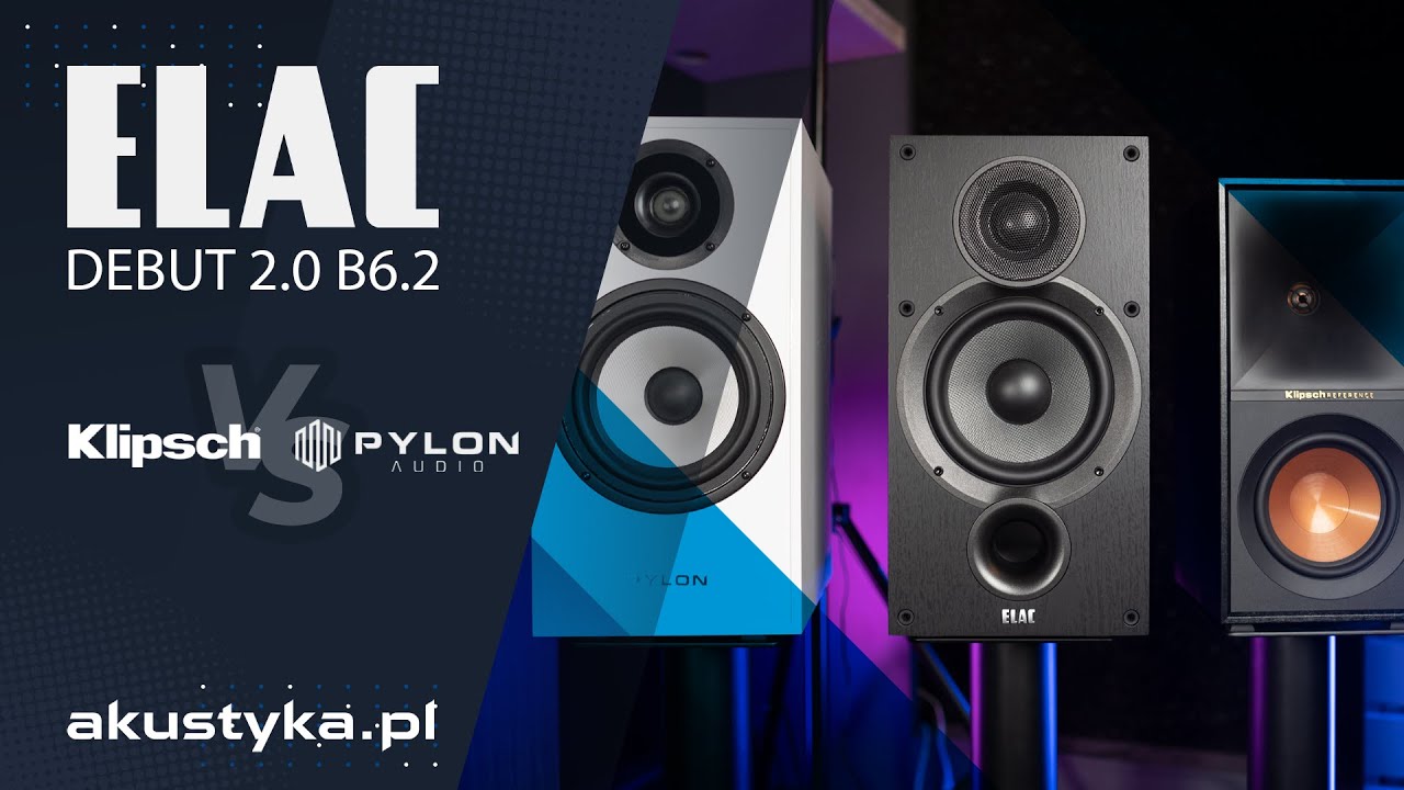 ELAC w naszej ofercie!  Por&oacute;wnanie kolumn DEBUT 2.0 B6.2 vs Pylon Pearl Monitor vs Klipsch R-50M
