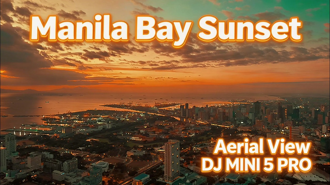 Manila Bay Sunset Relaxation Video | Peaceful Evening View