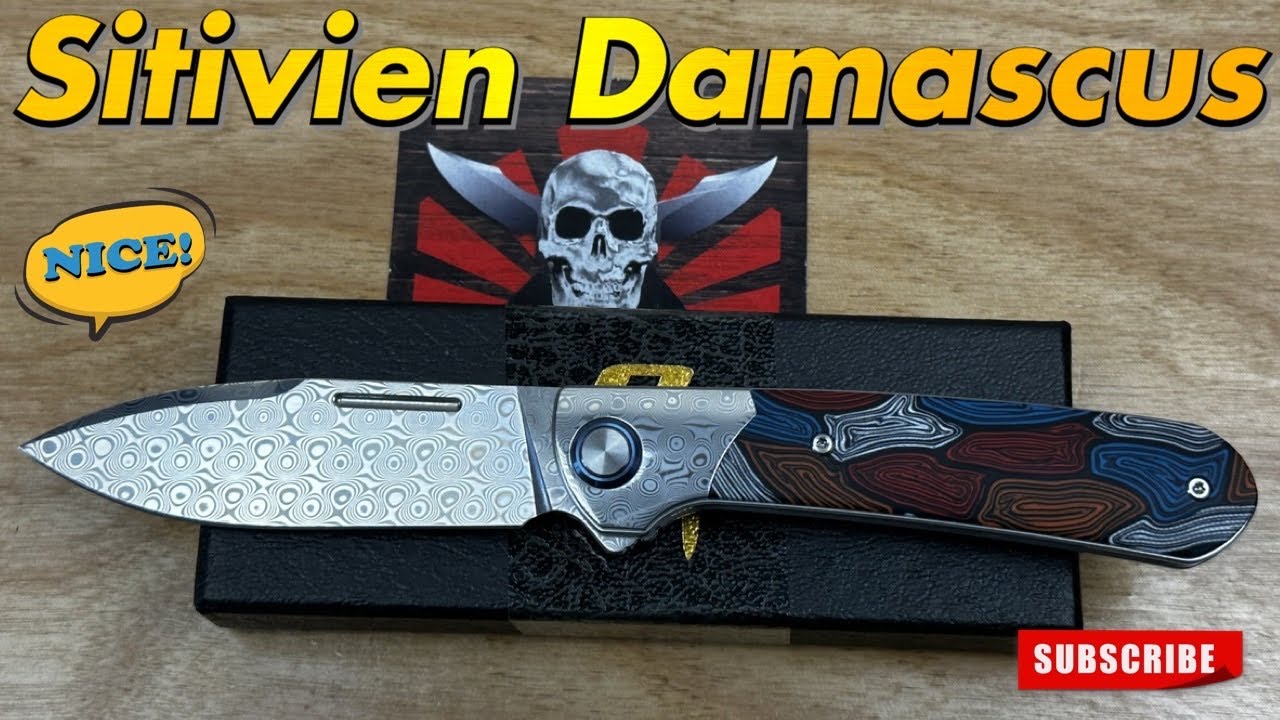 Sitivien ST-256 Damascus   Amazon knives that are looking promising !