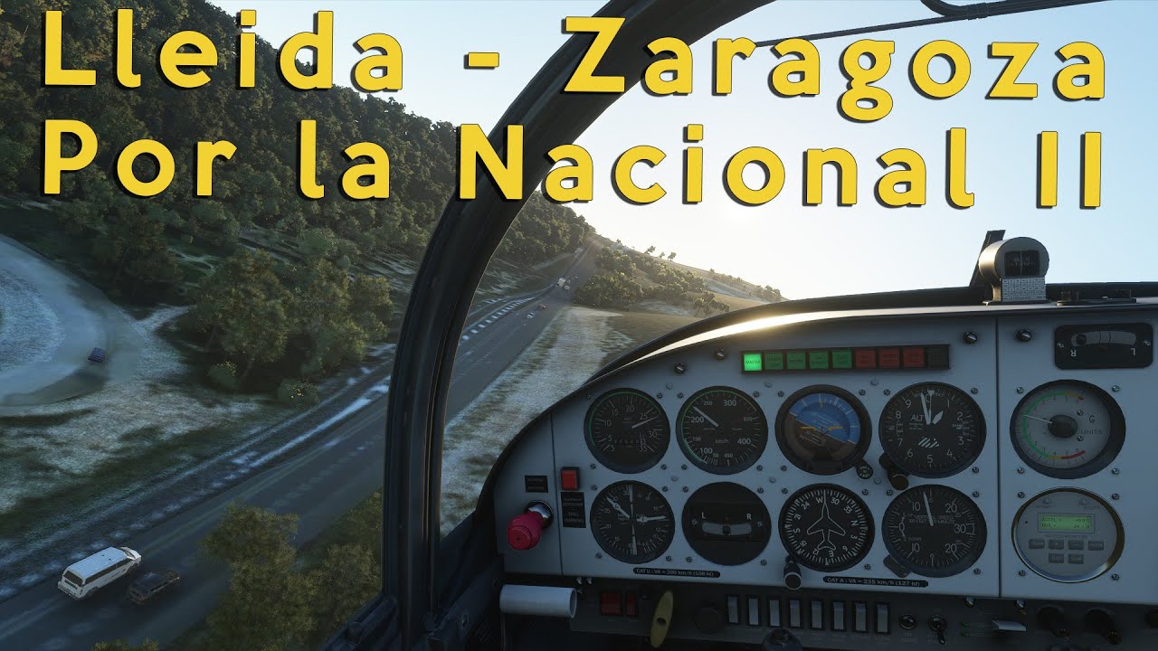 Flight Simulator 2020 #13 - Lleida to Zaragoza por la N-IIa