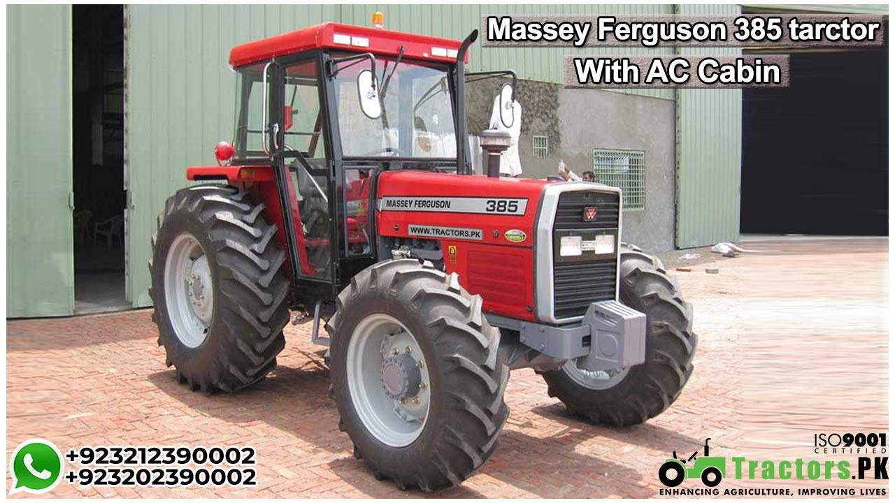 Massey Ferguson 385 4WD Tractor with Air Condition Cabin shipped to Africa!