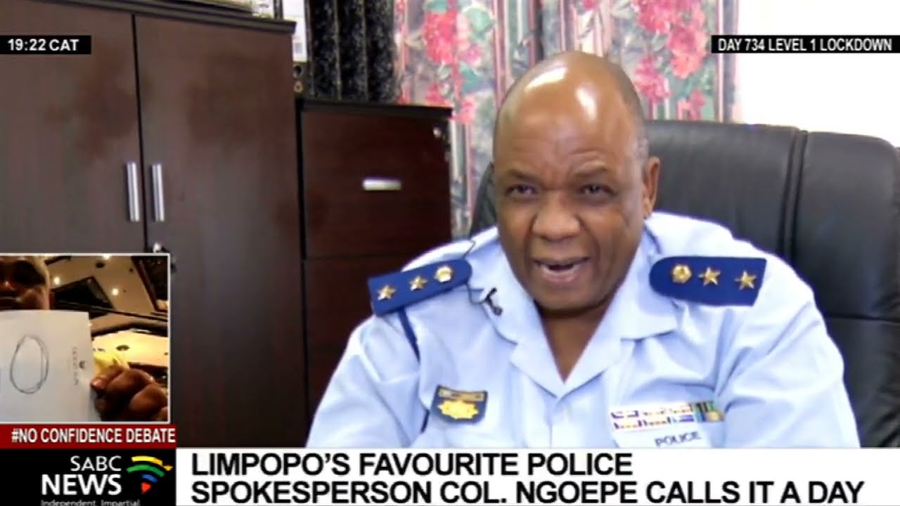 Limpopo's favourite police spokesperson Col. Ngoepe calls it a day
