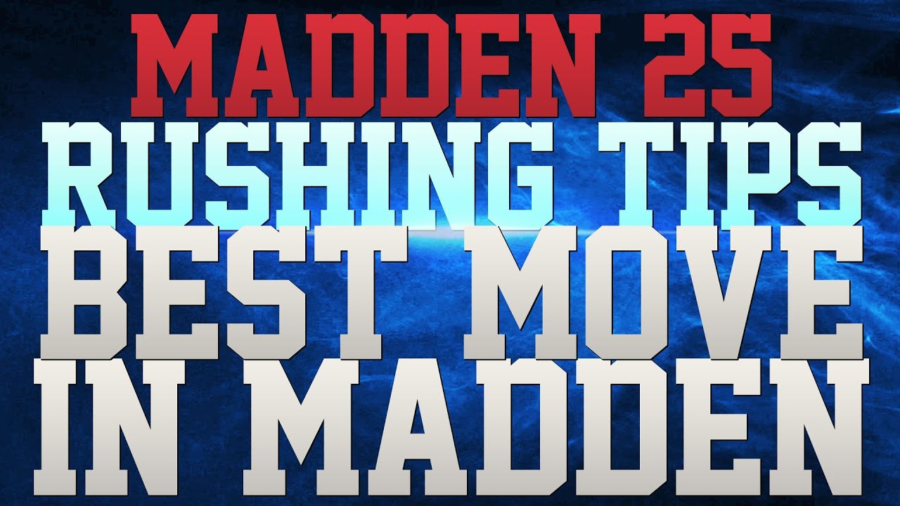 MADDEN 25 TIP - RUSHING TIPS!! - NASTY MOVE!!! - BLOW BY DEFENDERS!!! - HESITATION!!!!!!
