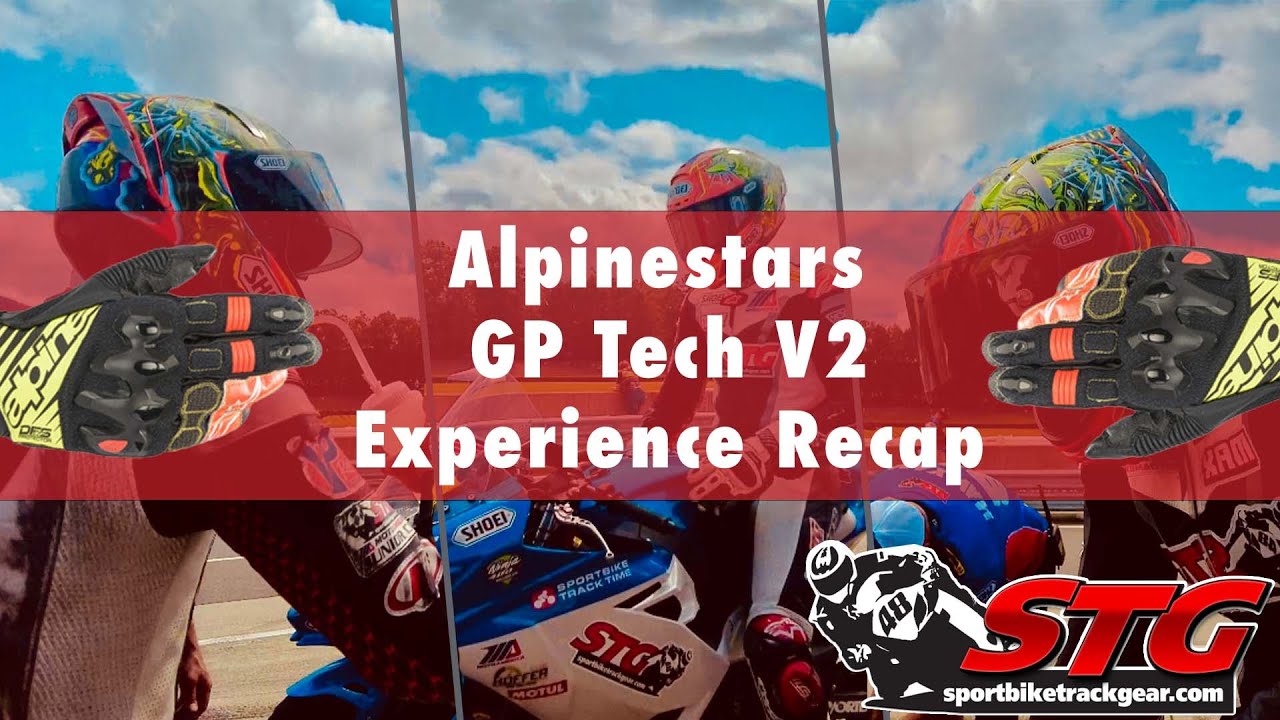 Max Van Alpinestars GP Tech V2 Leather Gloves Ride Review | Sportbike Track Gear