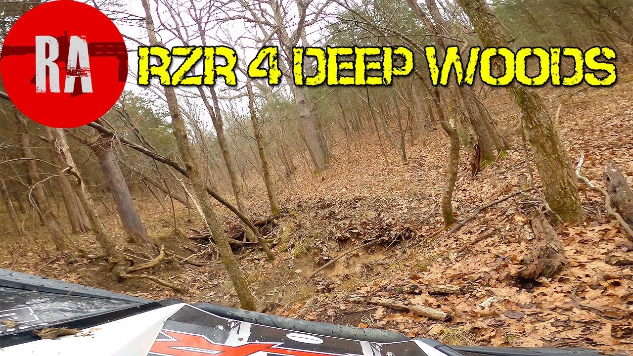 RZR 800 4 seater deep woods trail ride with first timer