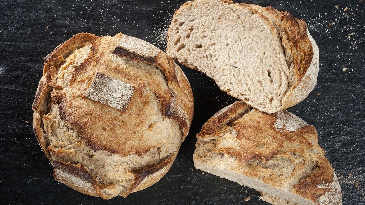 Receta de hogaza de pan de trigo y centeno - Joseba Arguiñano