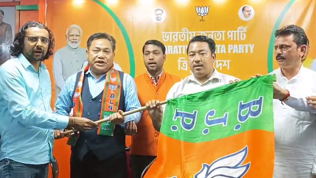 State BJP Tangnogo BJP ni Bana Romkha CPIM Sabroom Bwkhakste Committee ni Adong Jugendra Tripura