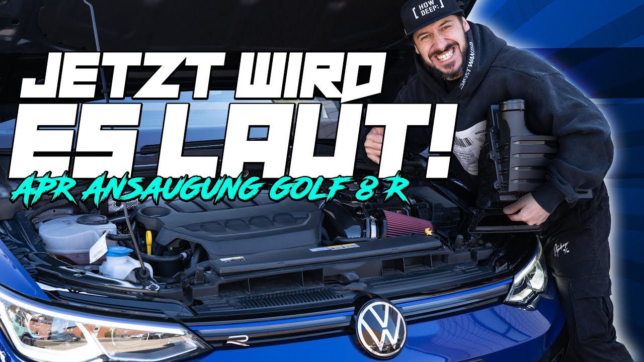HOWDEEP // VW GOLF 8 R / JETZT WIRD ES LAUT! - APR ANSAUGUNG