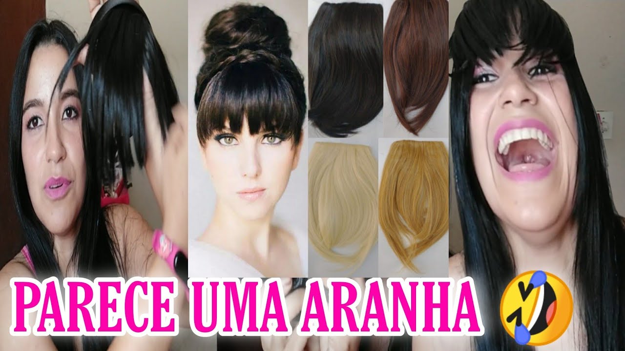 comprei uma franja falsa na SHOPEE por 10 reais #shopee #cabelo