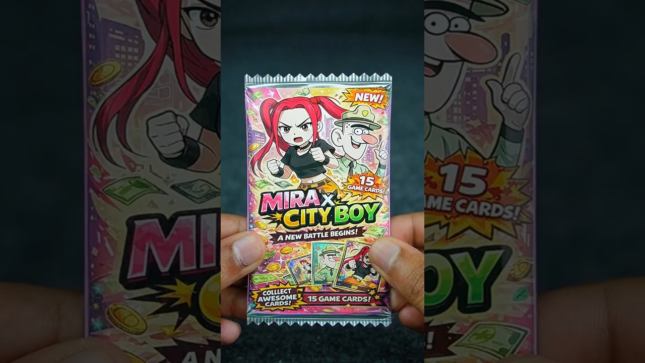 Kpop Mira x City Boy My Sprunki OC Custom Game Cards Unboxing #diy #craft #kpop