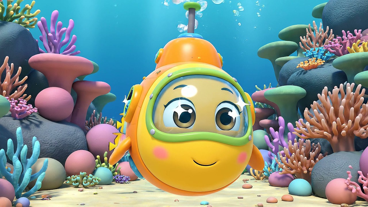 El Pequeño Submarino hace Glub Glub Gaa | Aventuras Bajo el Mar y Canciones Infantiles