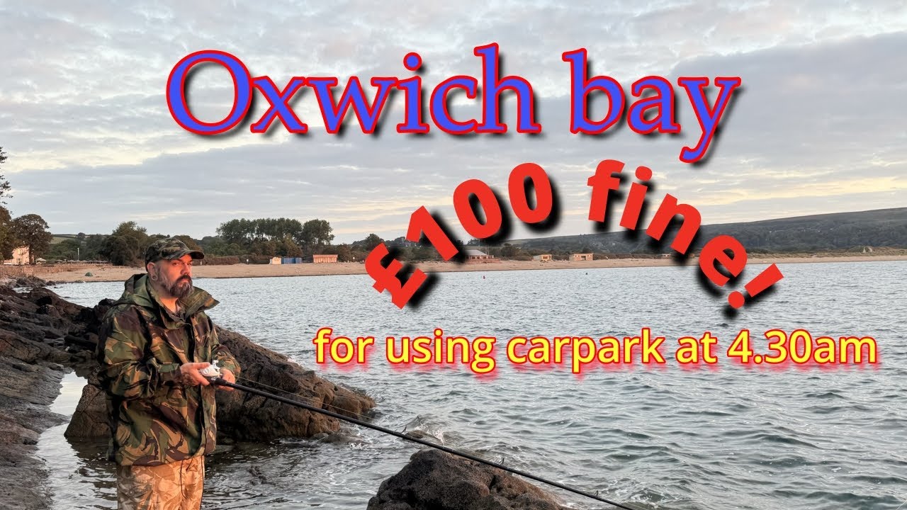 Oxwich bay Gower bass fishing trip