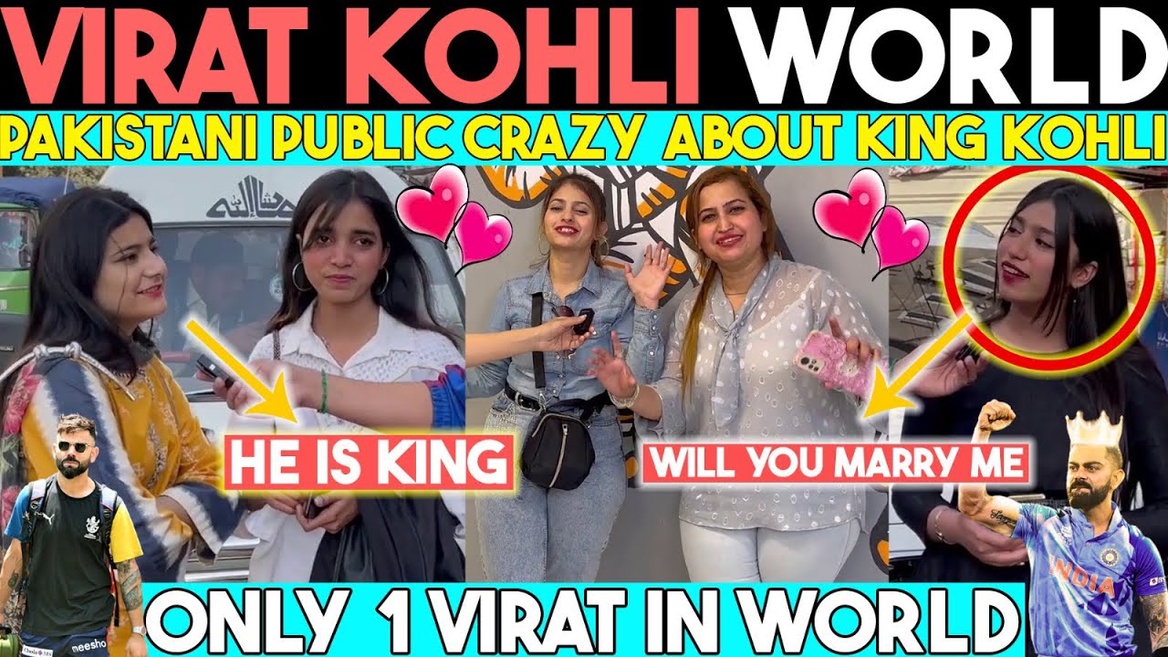 Virat Kohli Fans Pakistani Girls Compilation | Pakistani Reaction