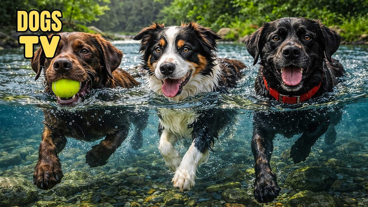 24/7 Dog TV: Anti-Anxiety Music & Relaxing Videos for Dogs Home Alone | Stress Relief Dog Music