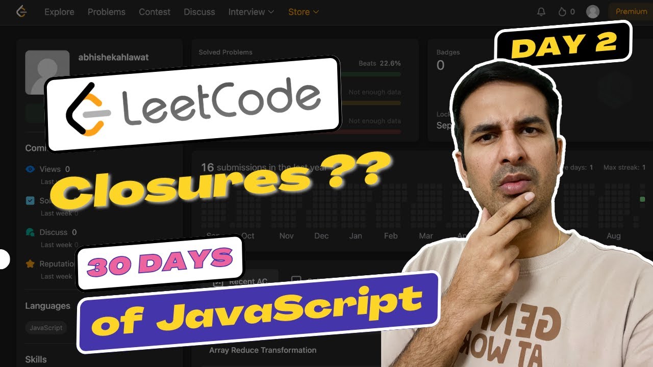 Closures kya hai? 🤯 [Day - 2] | LeetCode JavaScript