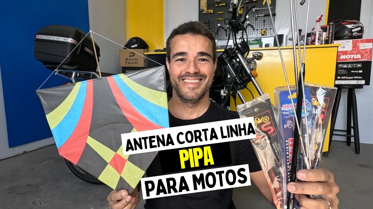 ANTENA CORTA LINHA DE PIPA PARA MOTOS: VOCE PODE ESTÁ UTILIZANDO ERRADO!