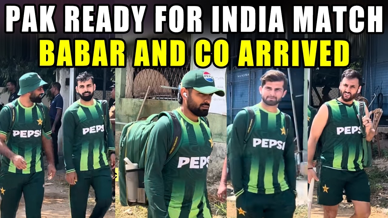 Pakistan Cricket Team Arrived at Premadasa Stadium for Practice Session