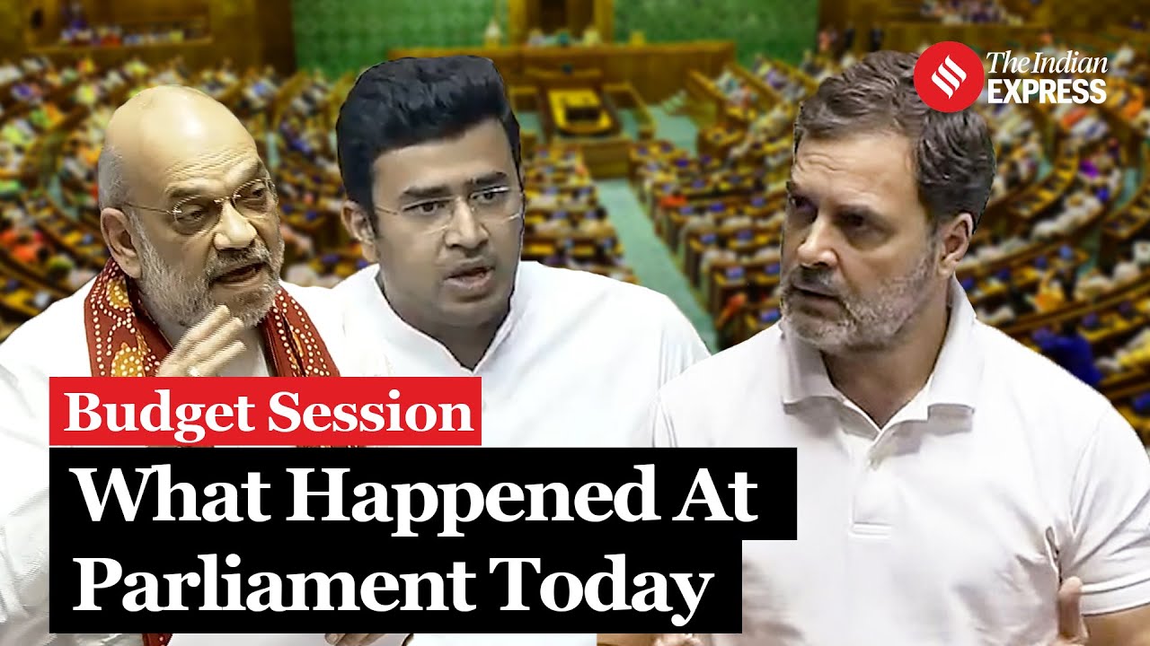 Heated Exchanges In Parliament Tejasvi Criticizes Rahul, Shah Slams Kerala Govt. And More