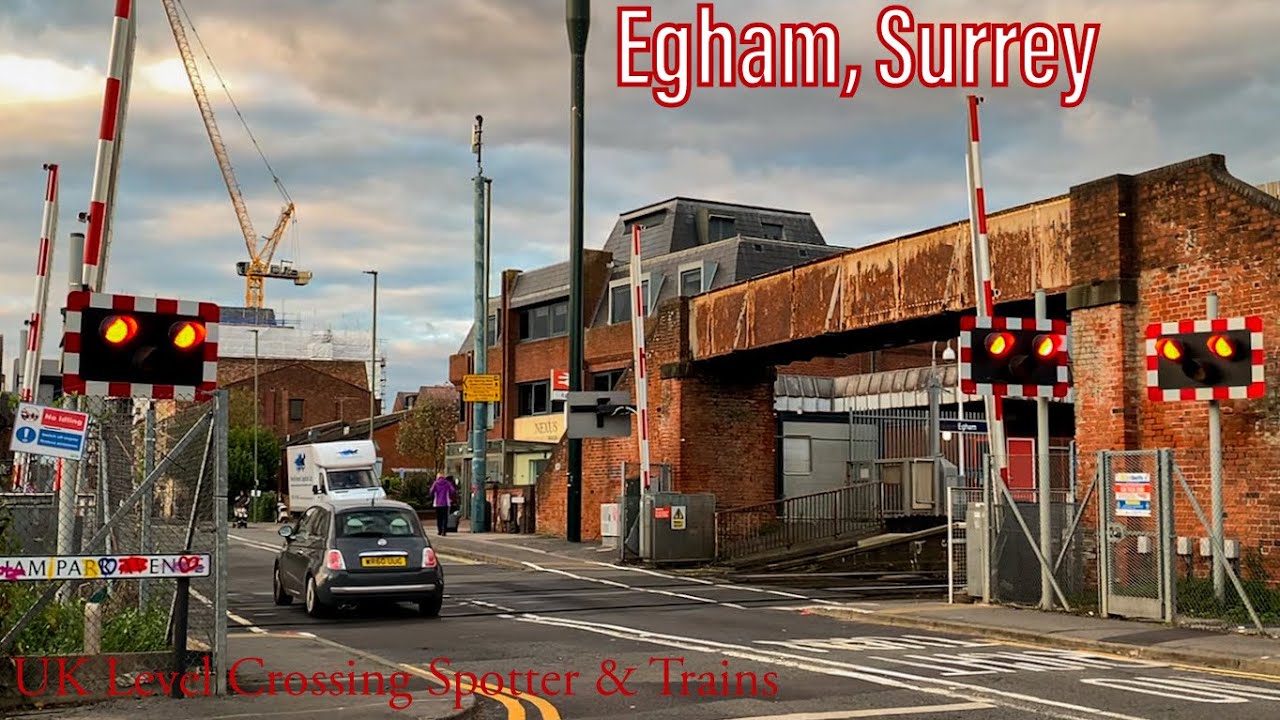 Egham Level Crossing, Surrey