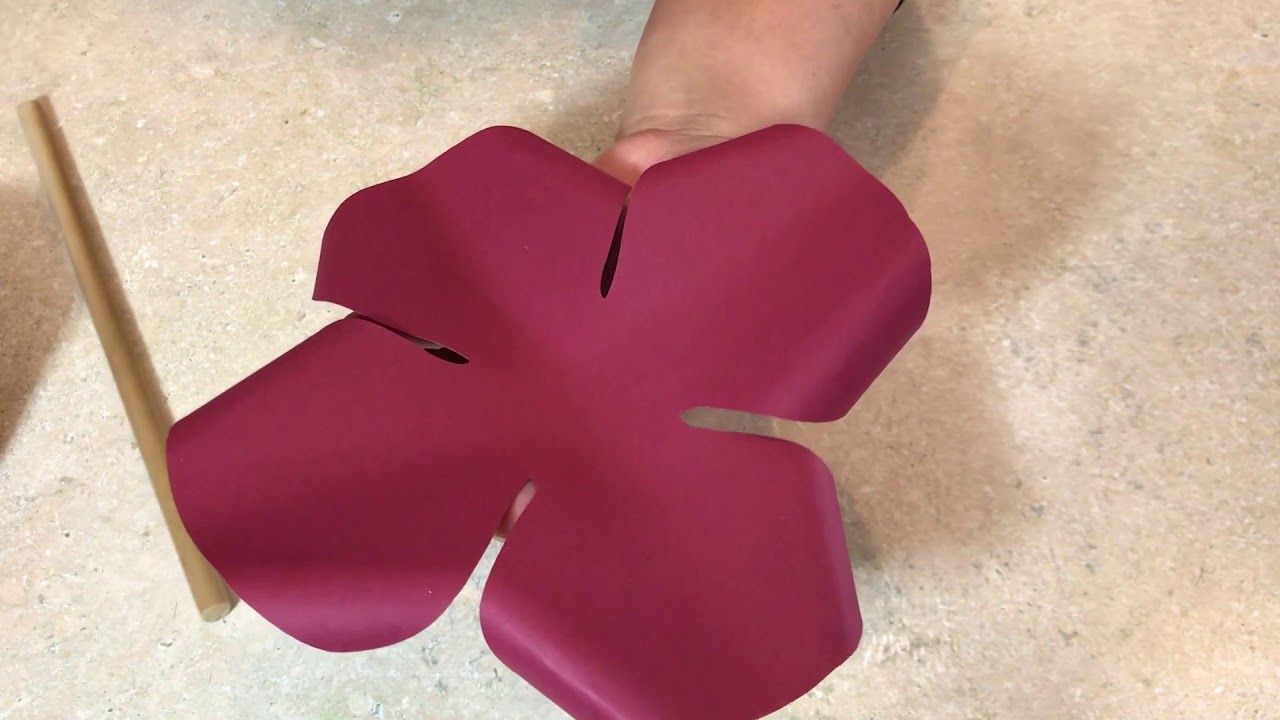 How To Make Rose Bud Center for Your Paper Flowers To Create a Giant Open Paper Rose
