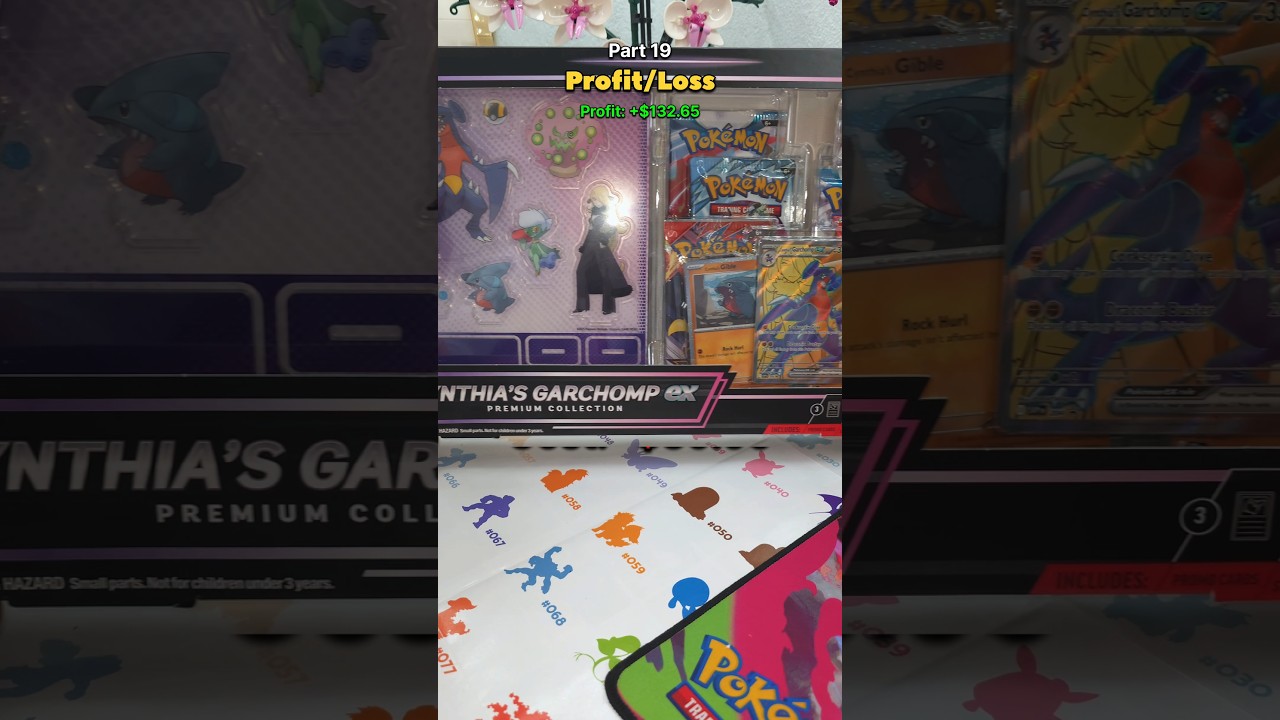 Pok&eacute;mon Cynthia's Garchomp ex Premium Collection - Porfit/Loss Series Ep.19 #pokemon #pokemoncards