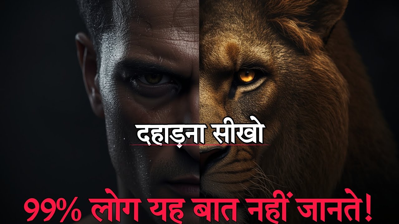 दहाड़ना सीखो 99% लोग ये बात नहीं जानते हैं / शेर की तरह जीना सीखो Lion Mentality Motivation #karanni