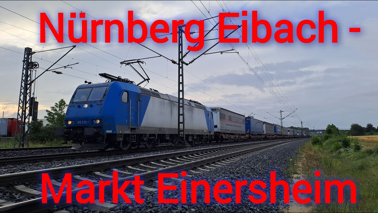 Von Nürnberg - Eibach über die Güterumgehungsbahn und Fürth nach Markt Einersheim