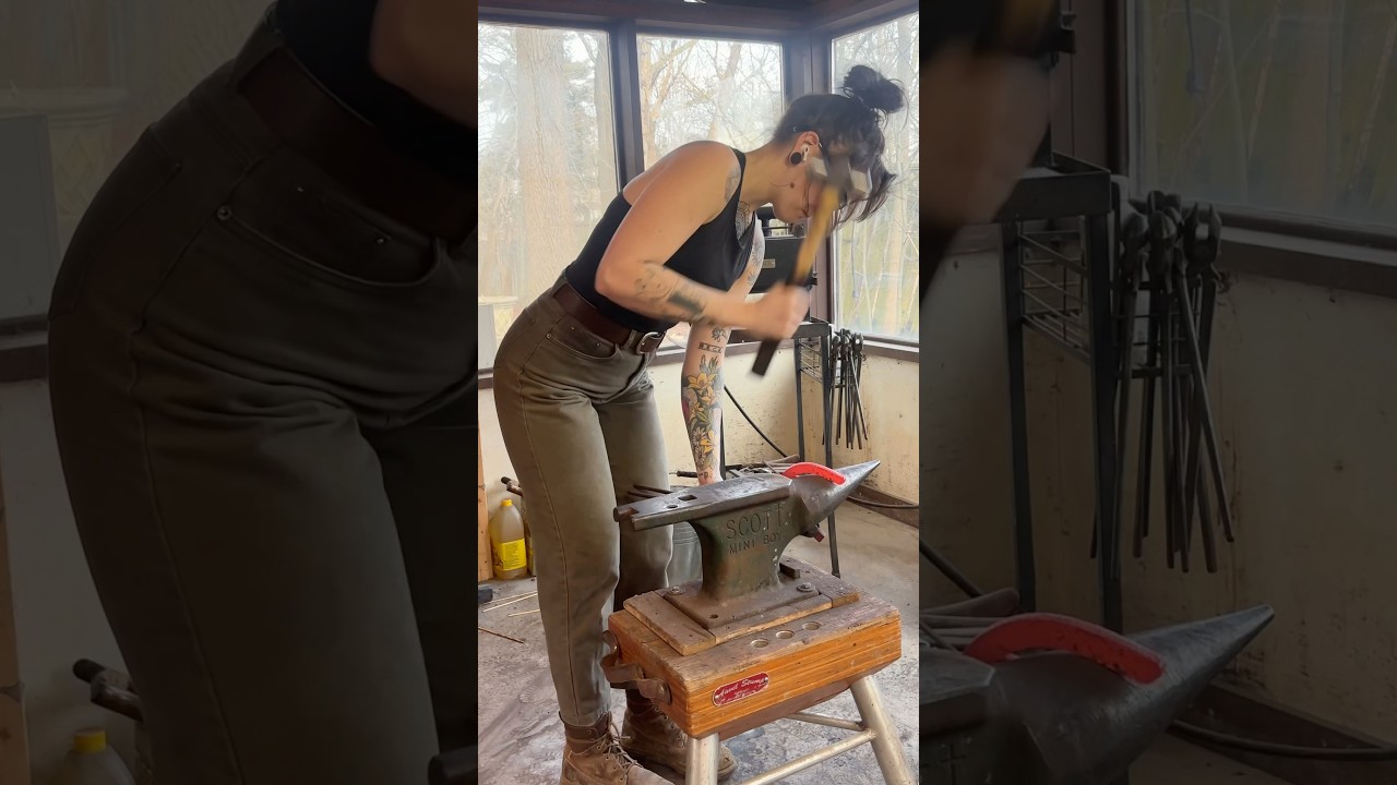 Make some horseshoes with me!#horseshoe#blacksmith#farrier#handmade#horseshoe#horse#satisfying#asmr