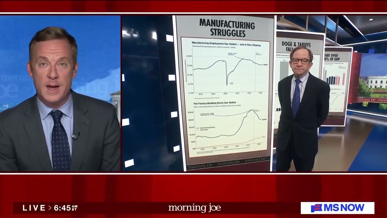 Trump&rsquo;s Failed Promises on Debt and Manufacturing | Steve Rattner on Morning Joe