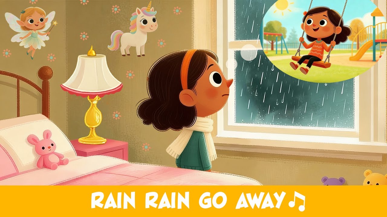 Rain Rain Go Away - Nursery Rhyme - Quack And Clap 🌧️☔🎵