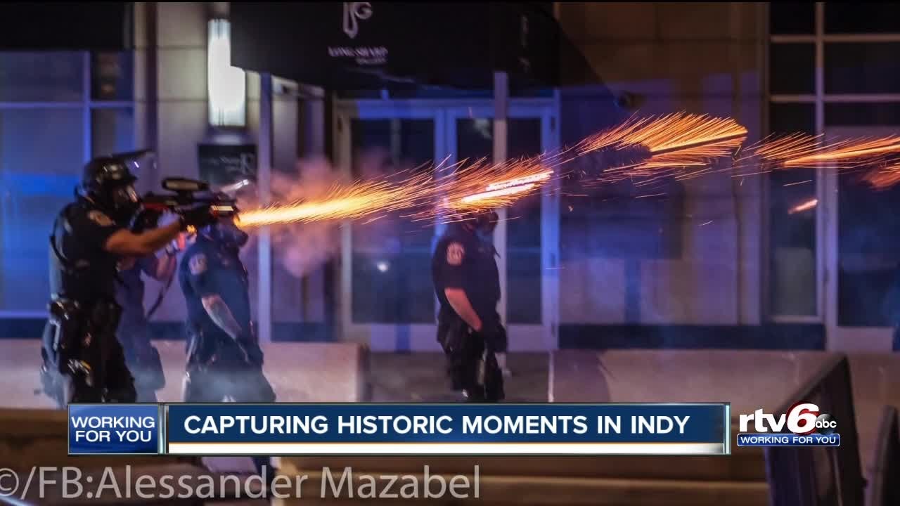 Capturing historic moments in Indy