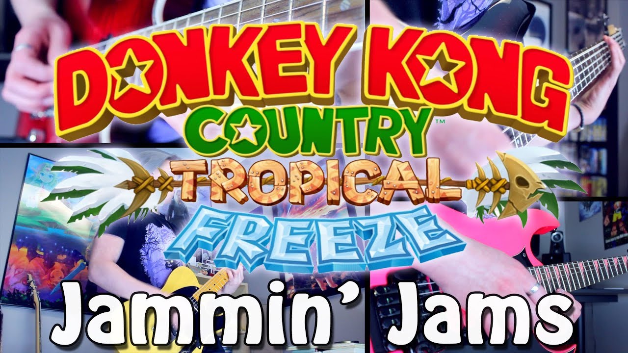 Jammin' Jams - DKC Tropical Freeze (Rock/Metal) Guitar Cover | Gabocarina96